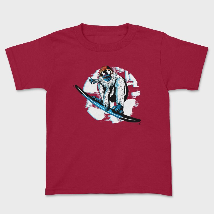 Snowboard Yeti, Tricou Copii