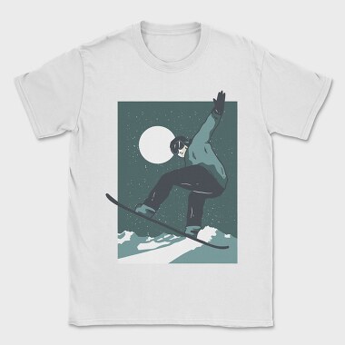 Snowboarder, Tricou Barbati (Unisex)