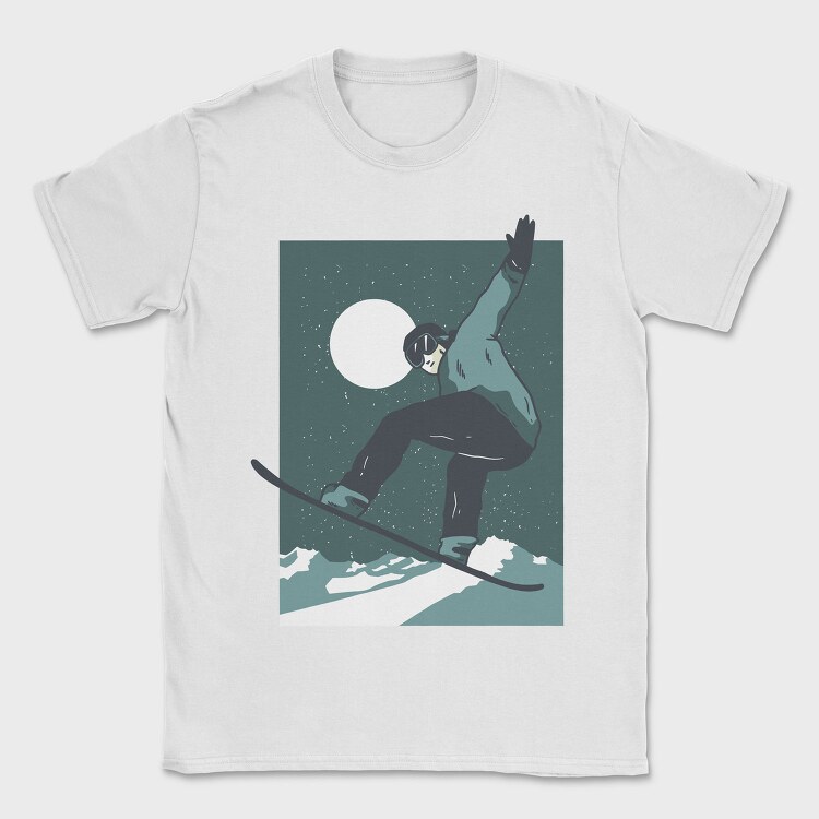 Snowboarder, Tricou Barbati (Unisex)
