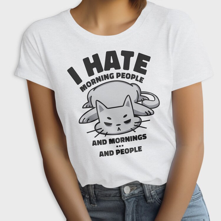 Cat Morning People, Tricou Femei
