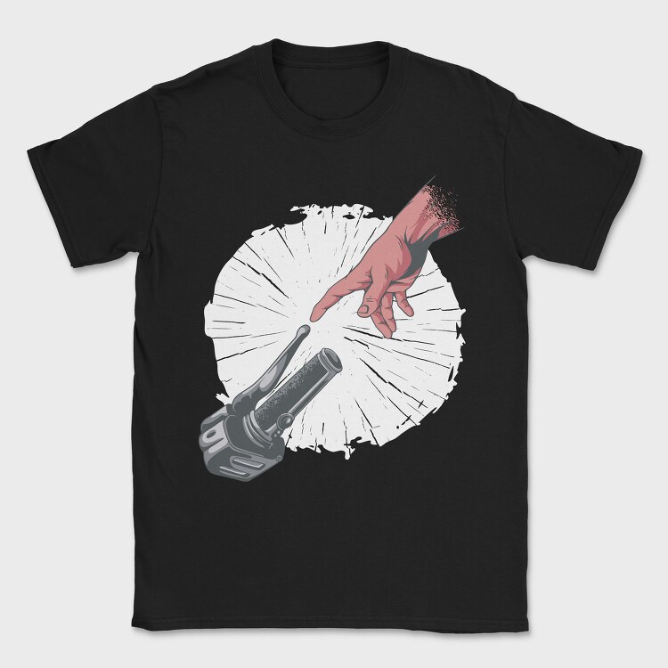 Hand And Motorcycle, Tricou Barbati (Unisex)