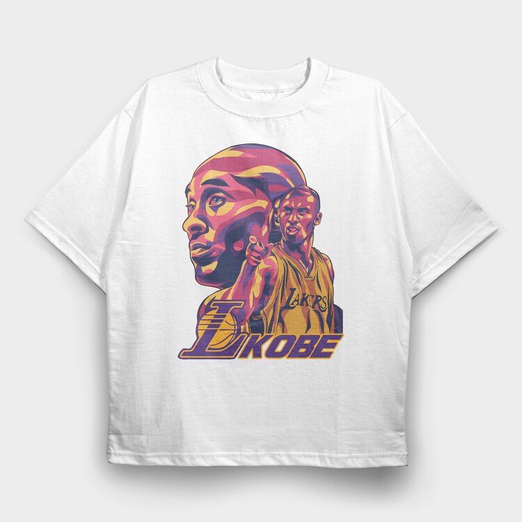 KOBE Art4, Tricou Oversize Barbati (Unisex)