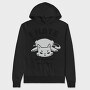 Cat Morning People, Hanorac Oversize Barbati (Unisex)