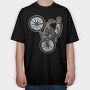 Skeleton BMX, Tricou Oversize Barbati (Unisex)
