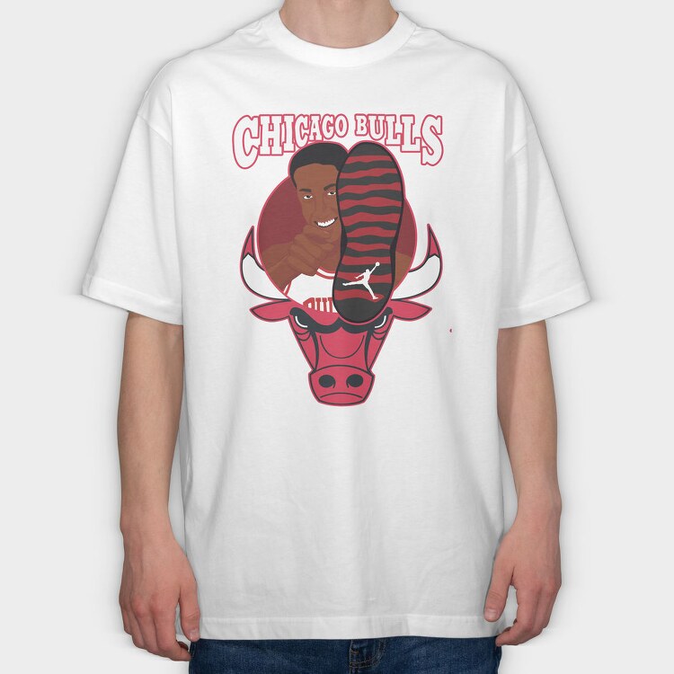 PIPPEN Art1, Tricou Oversize Barbati (Unisex)