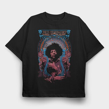 JIMI HENDRIX Are you experienced, Tricou Oversize Barbati (Unisex)