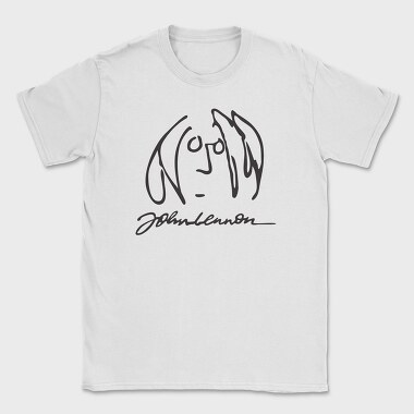 JOHN LENNON Face Art, Tricou Barbati (Unisex)