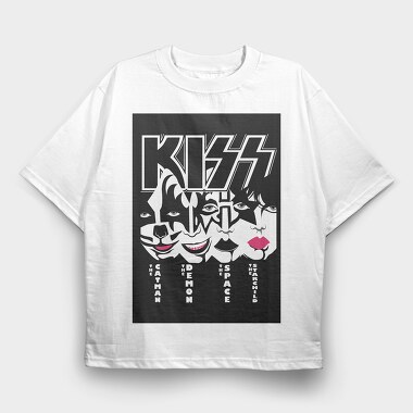 KISS Box Art2, Tricou Oversize Barbati (Unisex)