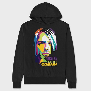 KURT COBAIN 1, Hanorac Oversize Barbati (Unisex)