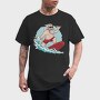 Surfing Santa, Tricou Barbati (Unisex)