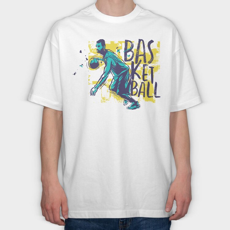 Basketball, Tricou Oversize Barbati (Unisex)