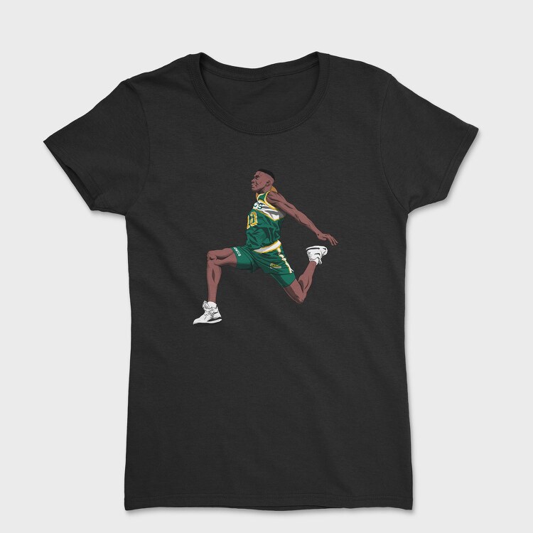 SHAWN KEMP Art1, Tricou Femei