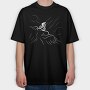 Downhill Bike, Tricou Oversize Barbati (Unisex)