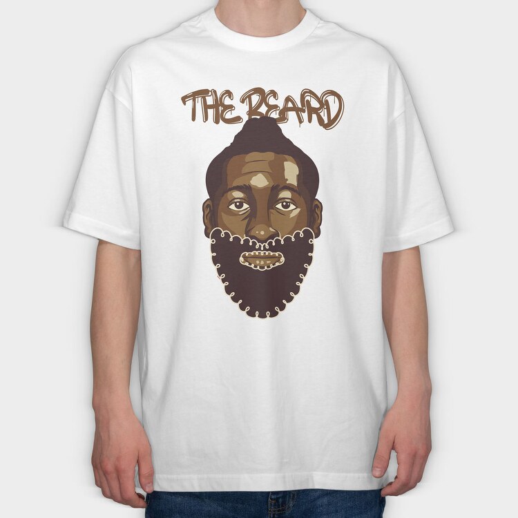 THE BEARD, Tricou Oversize Barbati (Unisex)