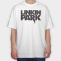 LINKIN PARK Logo Name Art1, Tricou Oversize Barbati (Unisex)