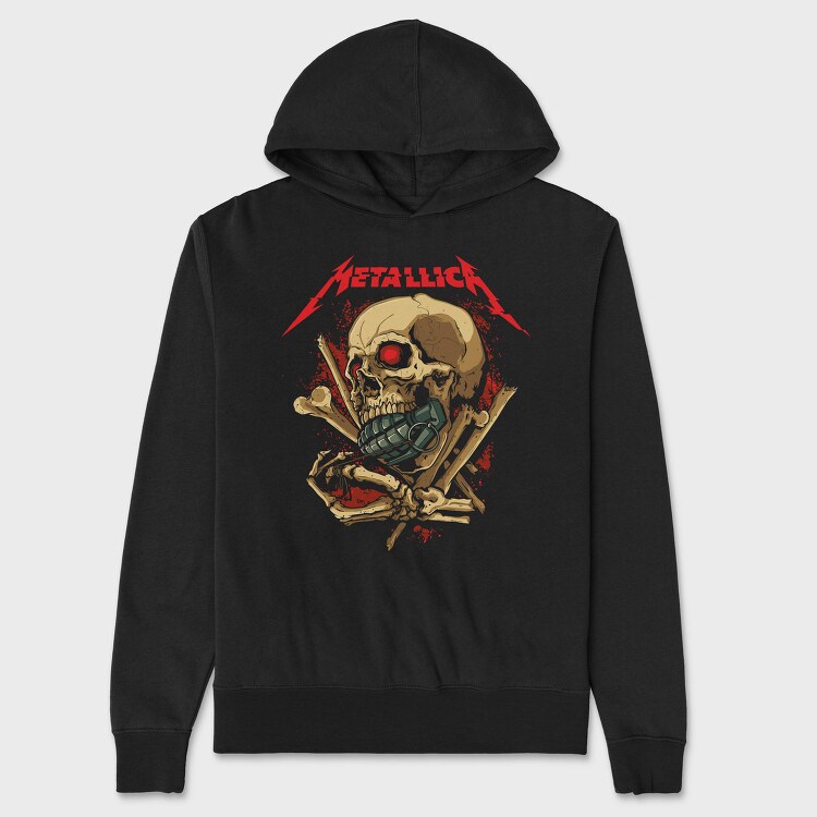 METALLICA Art2, Hanorac Oversize Barbati (Unisex)