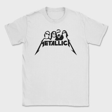METALLICA B&W, Tricou Barbati (Unisex)
