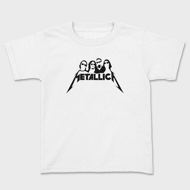 METALLICA B&W, Tricou Copii