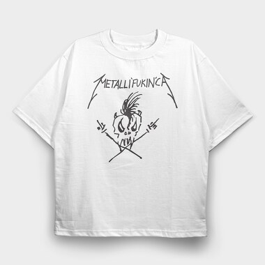 METALLICA Fuckin, Tricou Oversize Barbati (Unisex)
