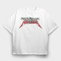 METALLICA Skull, Tricou Oversize Barbati (Unisex)