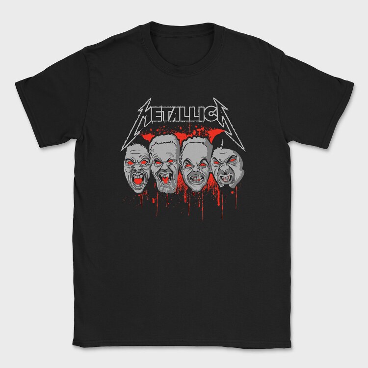 METALLICA ZOMBIE, Tricou Barbati (Unisex)