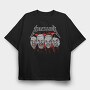 METALLICA ZOMBIE, Tricou Oversize Barbati (Unisex)