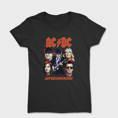 ACDC Let there be Rock, Tricou Femei