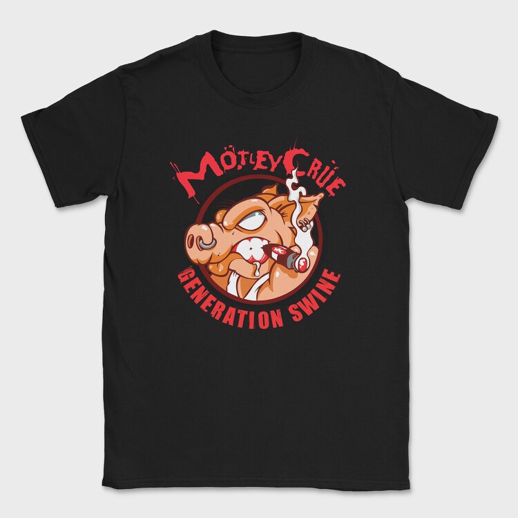 MOTLEY CRUE Generation Swine, Tricou Barbati (Unisex)