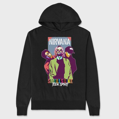 NIRVANA Art1, Hanorac Oversize Barbati (Unisex)