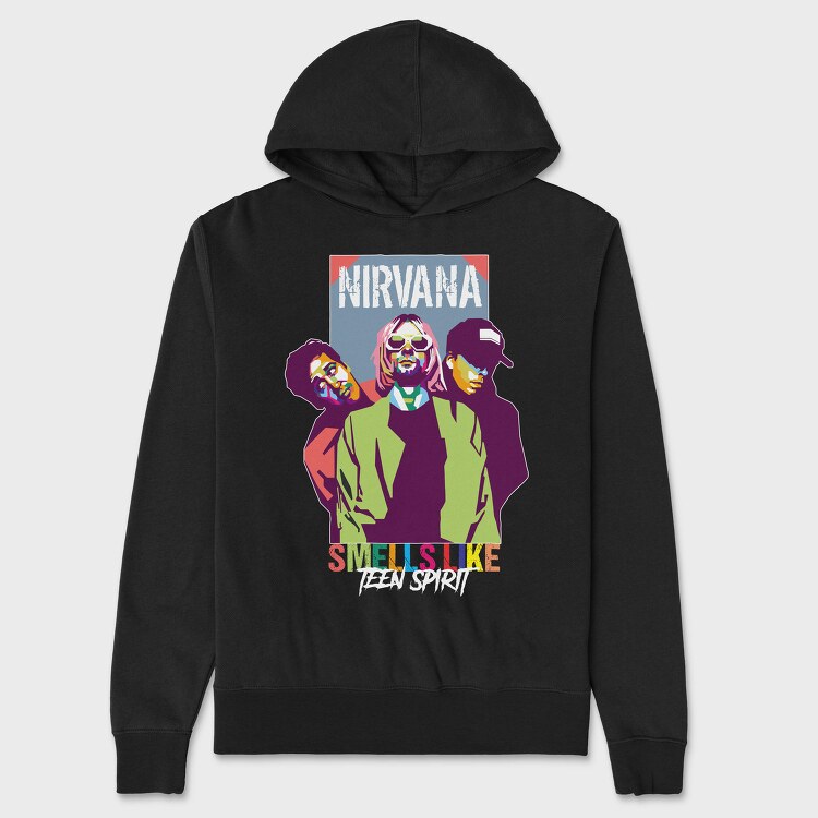 NIRVANA Art1, Hanorac Oversize Barbati (Unisex)