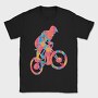 Colorful Cyclist, Tricou Barbati (Unisex)