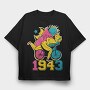 Bicycle Day, Tricou Oversize Barbati (Unisex)