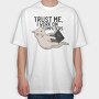 Computer Cat, Tricou Oversize Barbati (Unisex)