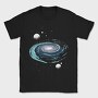Space Nebula, Tricou Barbati (Unisex)
