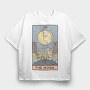 The Moon Tarot Classic, Tricou Oversize Barbati (Unisex)