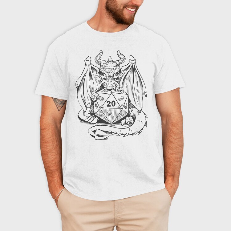 Dragon Dungeons Dice, Tricou Barbati (Unisex)