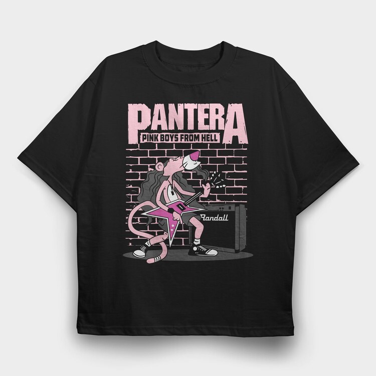 PANTERA PBFH, Tricou Oversize Barbati (Unisex)