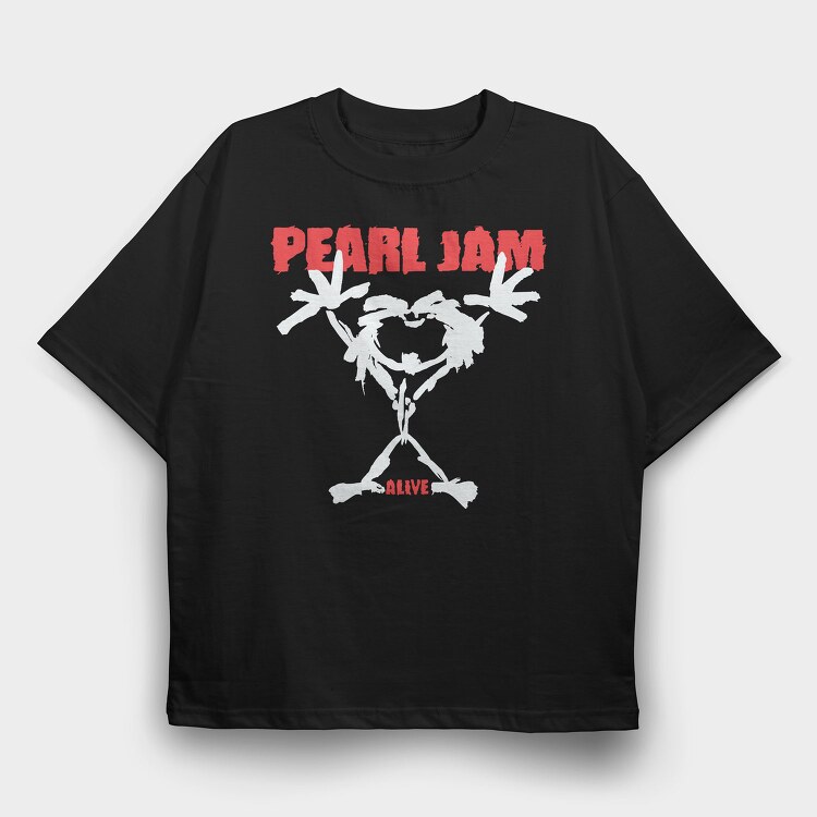 PEARL JAM Alive, Tricou Oversize Barbati (Unisex)