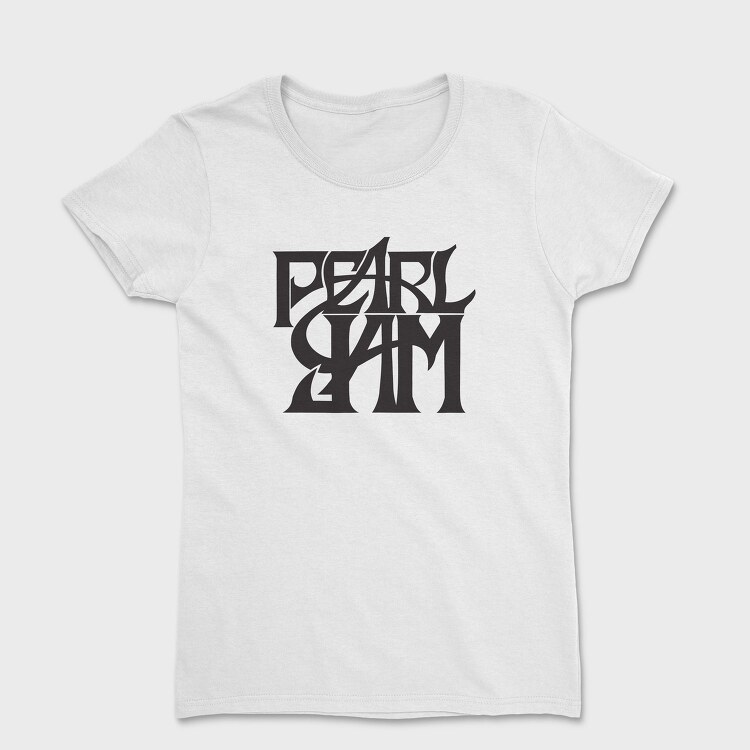 PEARL JAM Band logo Art, Tricou Femei