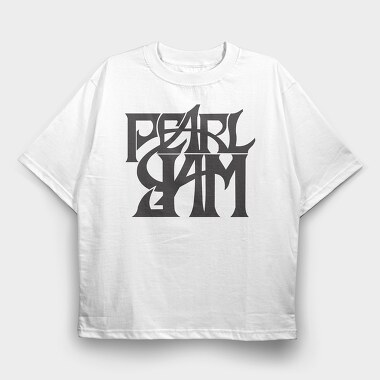 PEARL JAM Band logo Art, Tricou Oversize Barbati (Unisex)