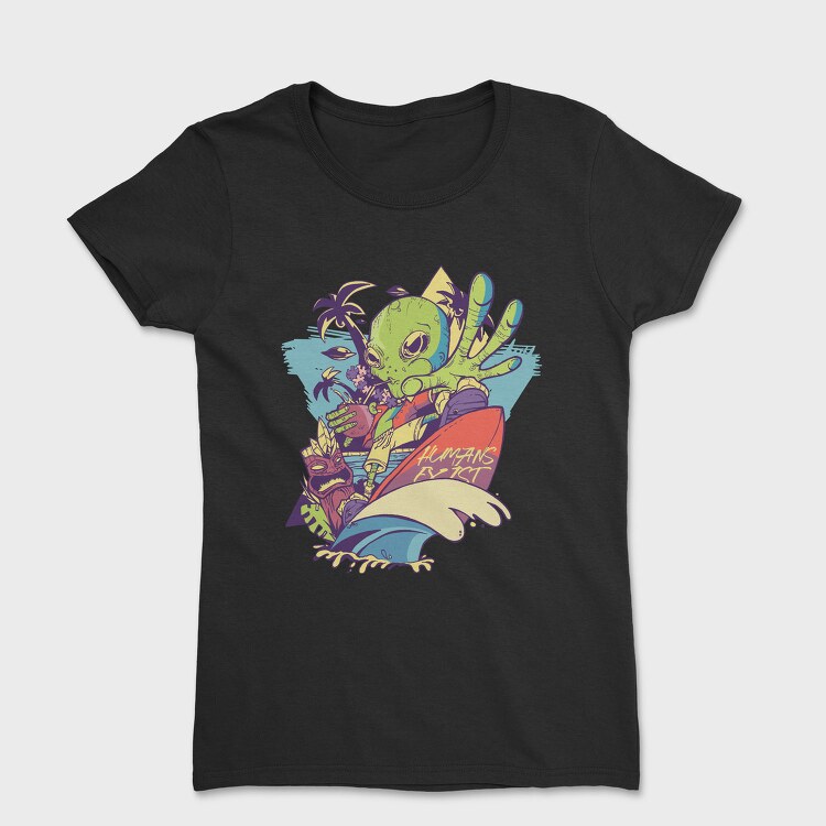 Martian Goes Hawaii, Tricou Femei
