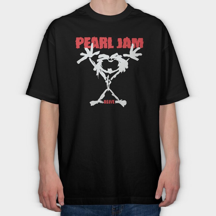PEARL JAM Alive, Tricou Oversize Barbati (Unisex)