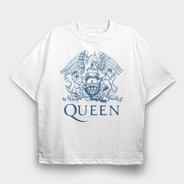 QUEEN Art2, Tricou Oversize Barbati (Unisex)