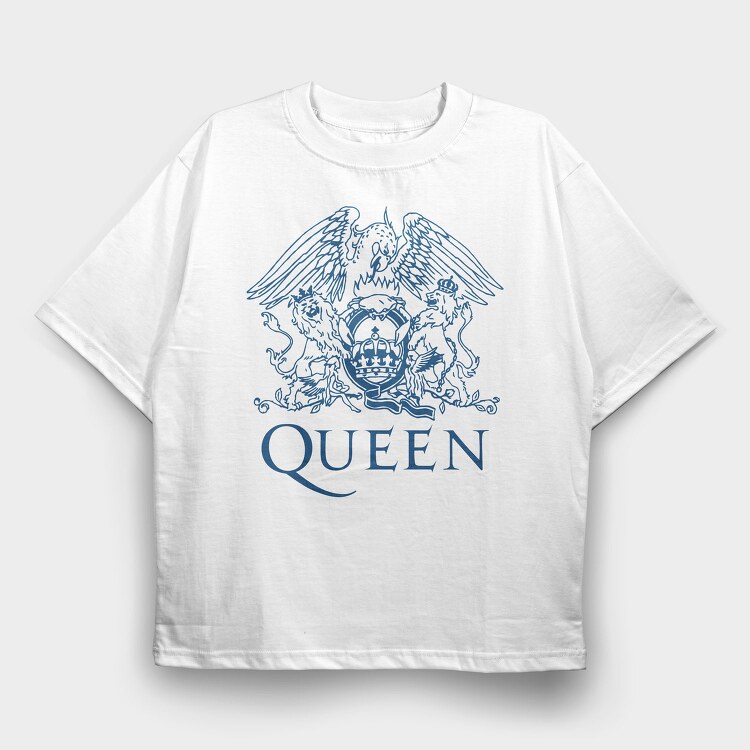 QUEEN Art2, Tricou Oversize Barbati (Unisex)