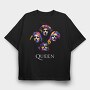 QUEEN Art3, Tricou Oversize Barbati (Unisex)