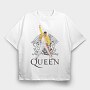 QUEEN, Tricou Oversize Barbati (Unisex)