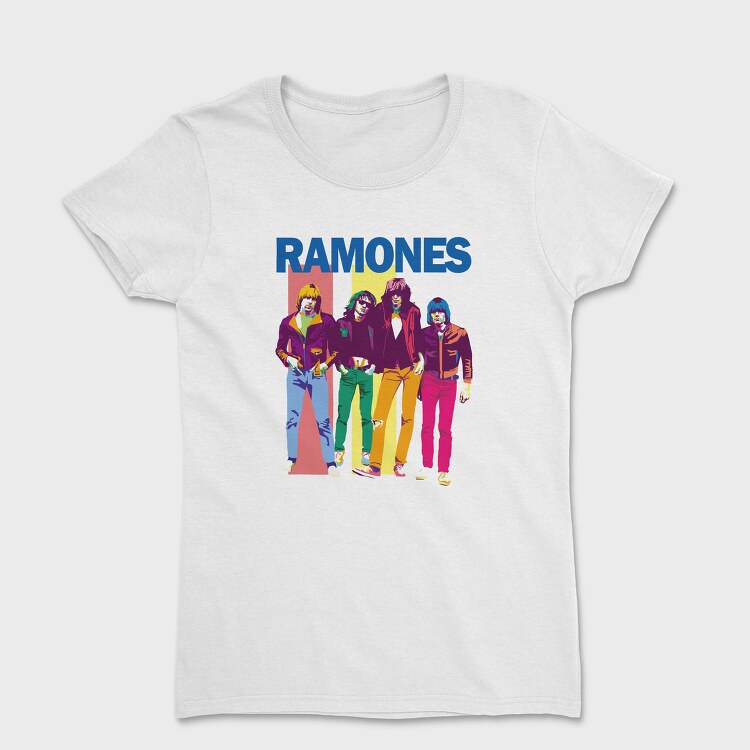 RAMONES Art1, Tricou Femei