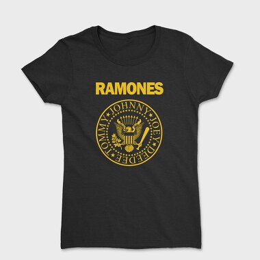 RAMONES Pres. Logo, Tricou Femei