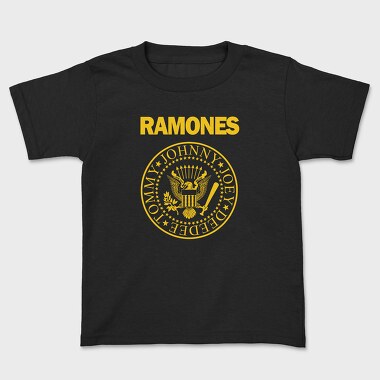 RAMONES Pres. Logo, Tricou Copii