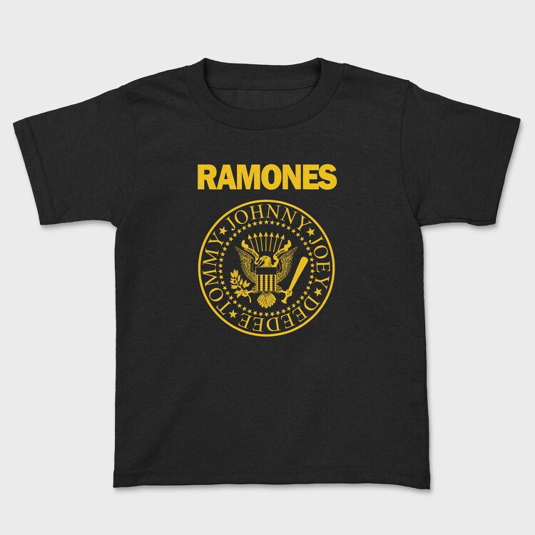 RAMONES Pres. Logo, Tricou Copii
